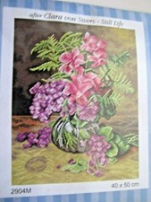 Orchidea Collection Needlepoint Canvas Flowers Still Life 2904M 50 x 40 cm