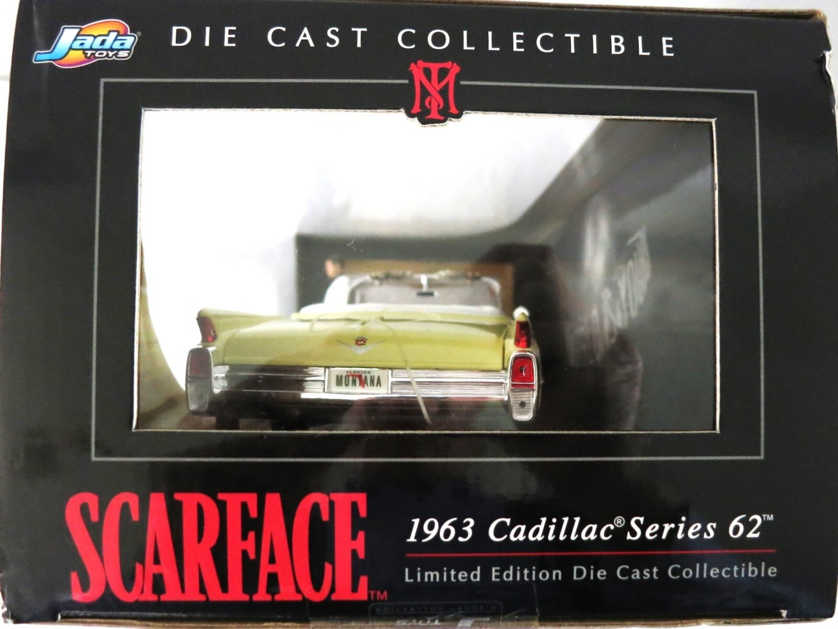 1963 Cadillac ダイキャスト ミニカー Scarface 1963 Cadillac Series 62 Jada Toys 1 18 for sale