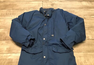 Vintage Holubar Expedition Down Blue Puffer Puffy Mens Jacket Coat Size Small