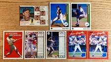 Error, Corrections, & Variations: Baseball Cards 1973, 1988, 1989, 1990  8 Cards