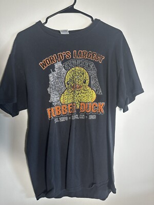 Worlds Largest Rubber Duck T Shirt 2016 Size Large Duluth Minnesota 