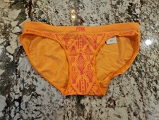 True Vintage VICTORIA'S SECRET PINK YOGA SEAMLESS RARE BIKINI PANTIES Small