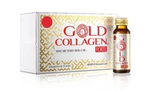 Minerva Gold Collagen Forte Hyaluronic Acid Supplement Over 40 Drink 10x50ml