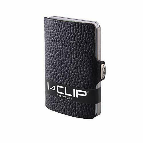 I-Clip 14195 Portafoglio in Pelle con Porta Carte di Credito - Nero for  sale online | eBay
