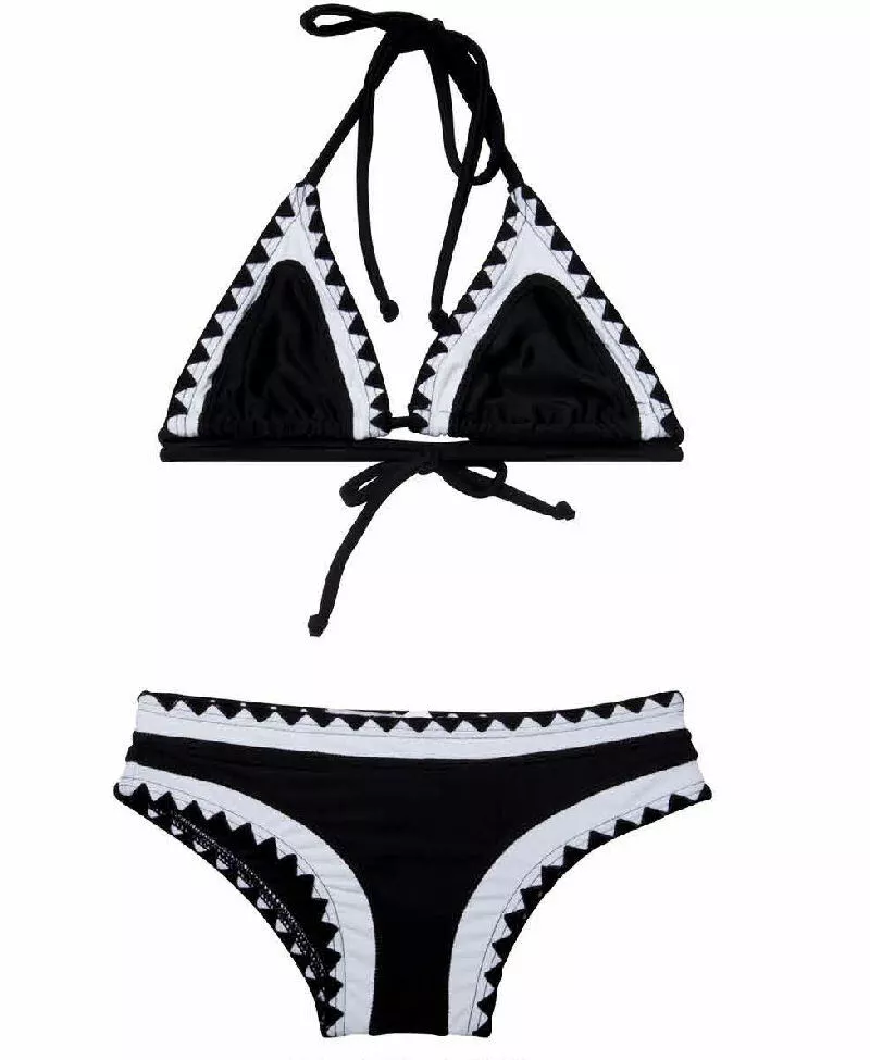 Bikini black shop white
