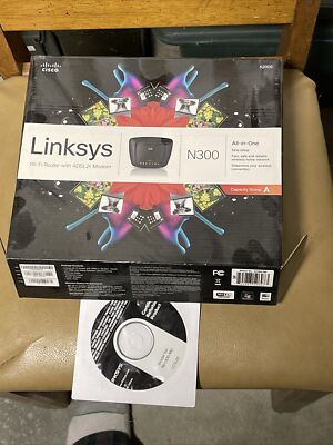 Cisco Linksys E1200 N300 Mbps 4-Port 10/100 Wireless Router
