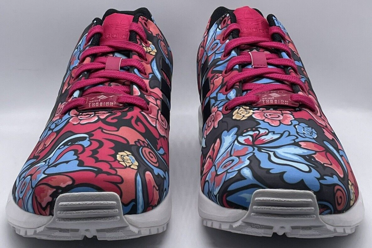 セール中♡ ローズピンク adidas Originals Womens ZX Flux Bold Pink Floral BB3791 Size 11