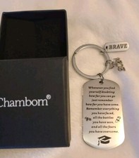 Inspirational Graduation Gift Keychain For Graduates In Gift Box