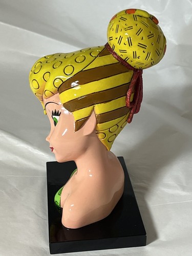 Walt Disney Romero Britto Central Tinker Bell Figurine Bust Statue figurine 2012 - Picture 4 of 16
