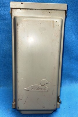 #ad MIDWEST AIR CONDITIONER DISCONNECT U0353F 3 PHASE 240V 3A 3 7.5 HP STEEL $70.00