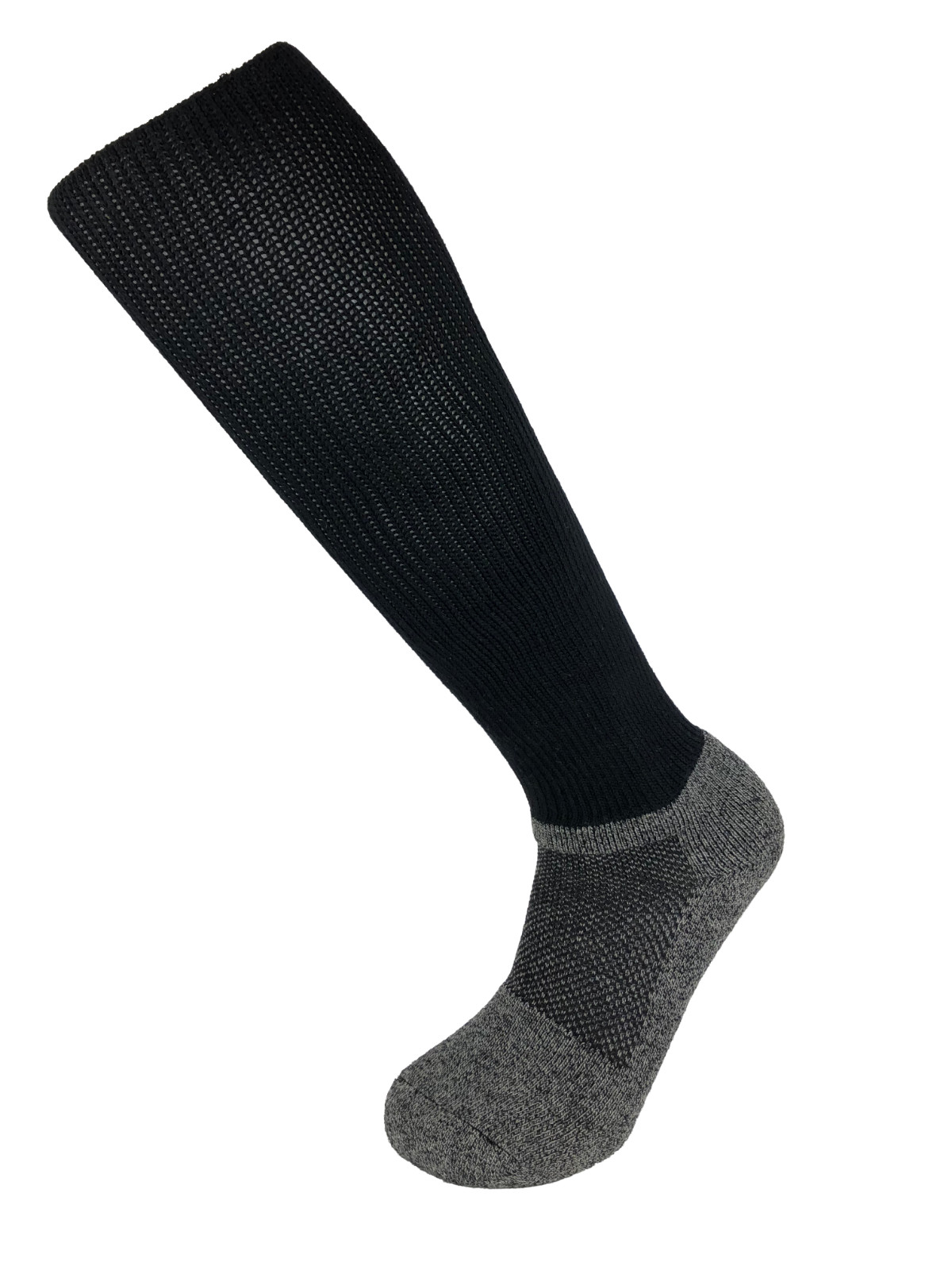 Socks 10x Pair Bamboo 3G Long Gumboot Sock Health Diabetic Mild Compression Work image 2