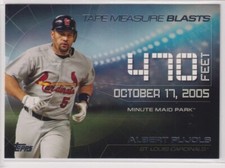 2015 Topps Update Tape Measure Blasts #TMB13 Albert Pujols