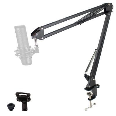 ChromaCast 38'' Adjustable Boom Mic Suspension Scissors Desk Microphone Stand
