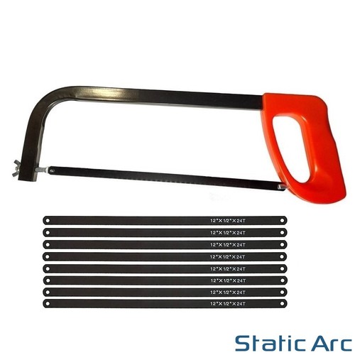 12"/300mm Wood Cutting Hacksaw Aluminium Alloy Frame With Rubber Handle