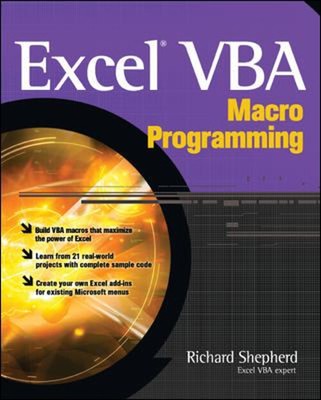 Excel VBA Makro Programmierung Taschenbuch Richard Shepherd