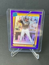 2021 Donruss Kebryan Hayes Purple Holo Foil Rated Rookie Pirates RC