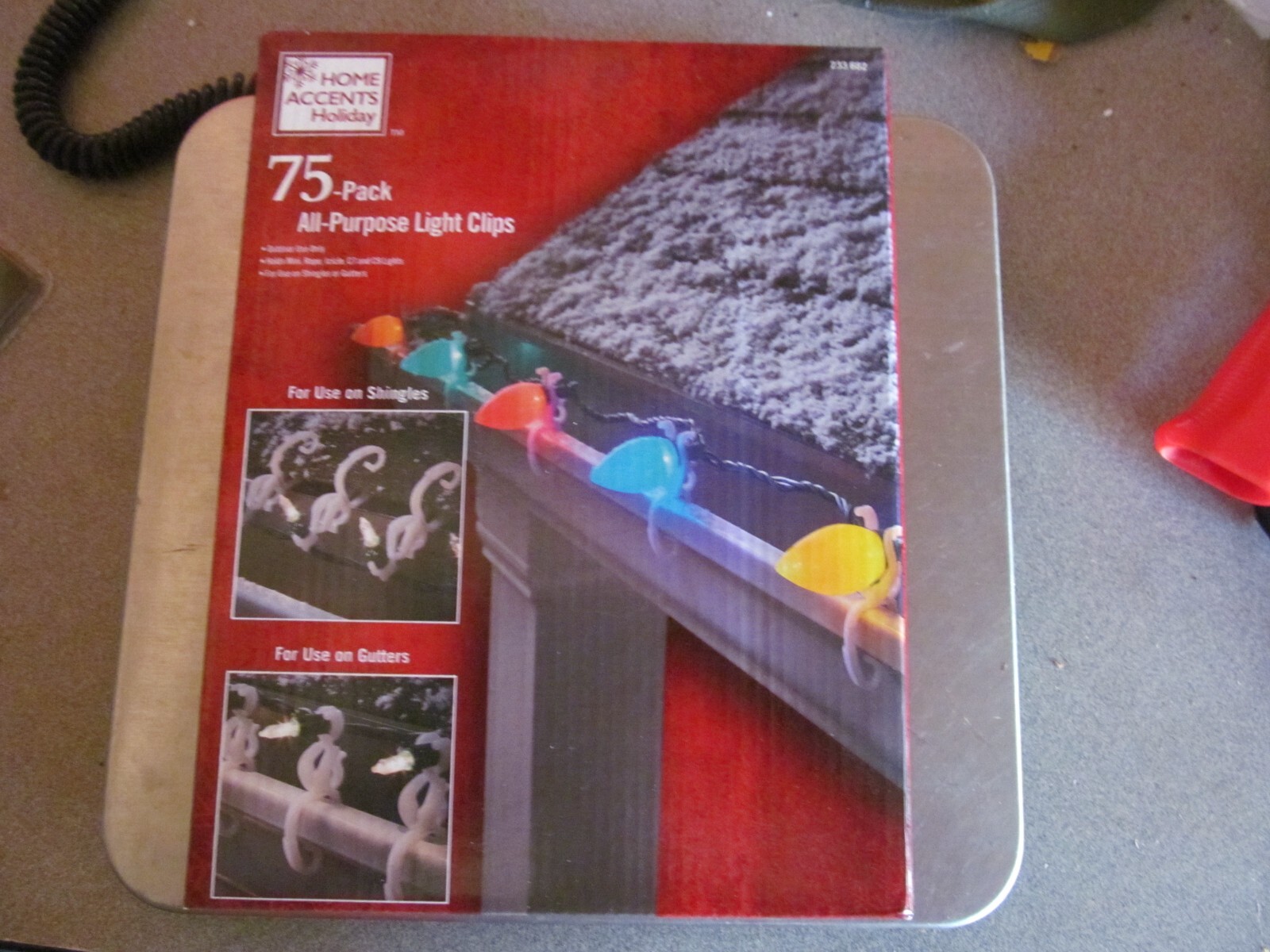 Home Accents 75Pack AllPurpose Indoor Outdoor Holiday Christmas Light Clips eBay