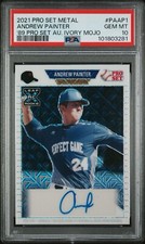 2021 Leaf Pro Set Metal Ivory Mojo Andrew Painter AUTO PSA 10 1/1 True 1/1