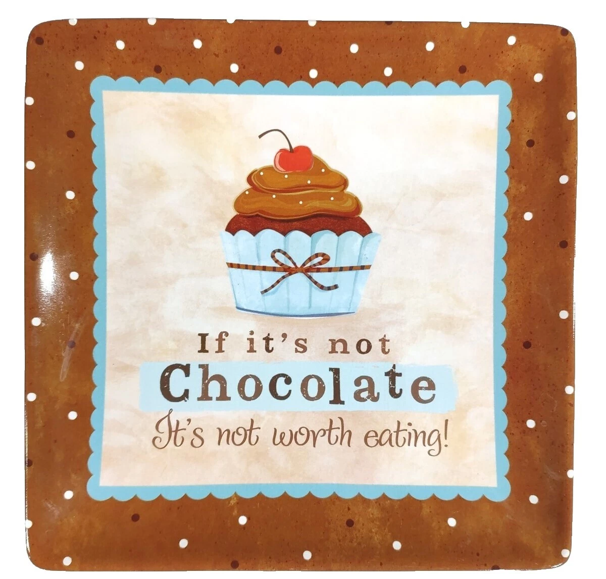 Polka Dot Snack Placa Placas