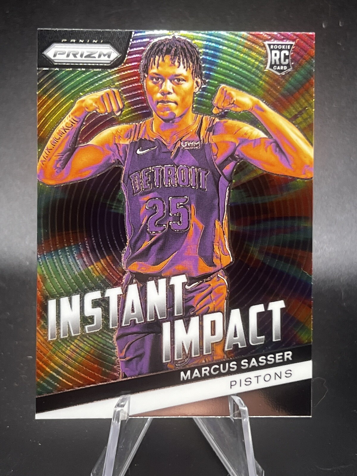 2023-24 Prizm Basketball #22 Marcus Sasser Instant Impact Detroit Pistons