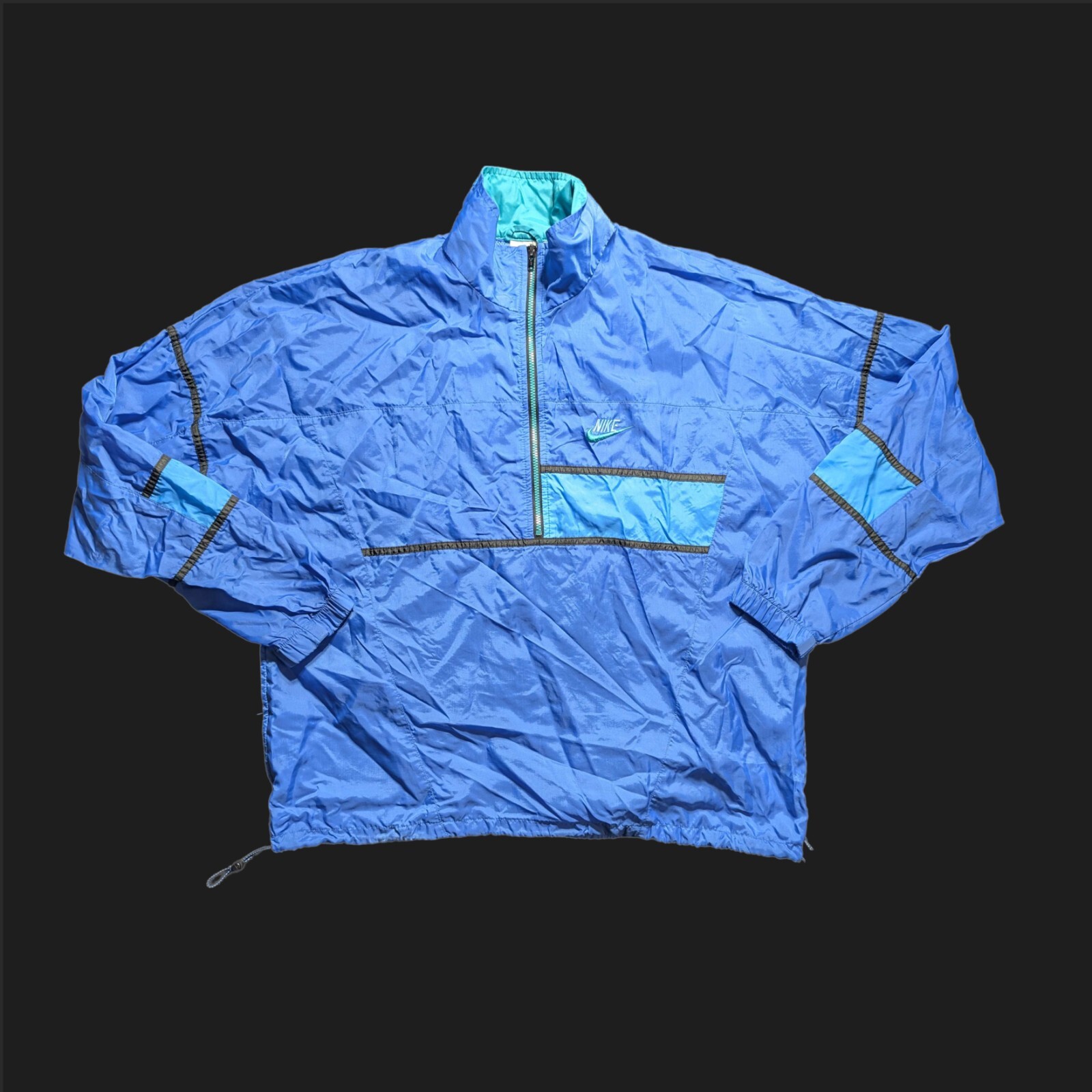 SACAI X NIKE Giacca a vento Nike blu vintage anni 90 taglia grande