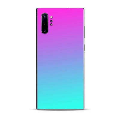 IT'S A SKIN Skins Decal Wrap for Samsung Note 10 Plus hombre pink purple teal gradient