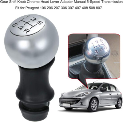 Pommeau De Levier De Vitesses Pour Boite Manuelle 5 Vitesses Chrome