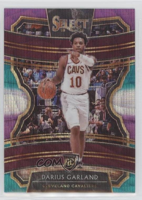 2019-20 Panini Select Concourse Tri-Color Prizm Darius Garland #10 5jz