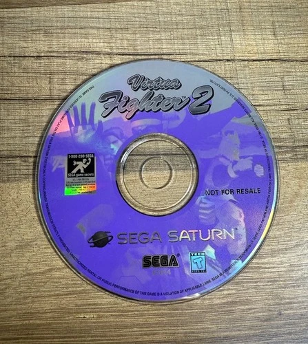 Virtua Fighter 2 (Sega Saturn, 1996) Disc Only - FREE SHIPPING