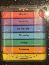 1 Set Pill Box 7 Days Organizer 21 Grids 3 Times One Day with Large Compartments