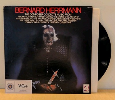 Bernard Herrmann | Psycho & Film Scores | LP 1976 London SPC 21151 | VG+/VG+