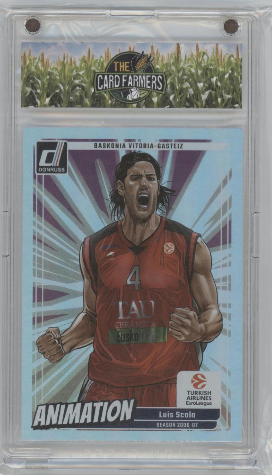 2025 2024-25 Panini Donruss Euroleague Luis Scola #5 Animation Case Hit