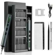 70-in-1 3.7V Mini Electric Screwdriver Kit Rechargeable Magnetic Repair Tool Kit