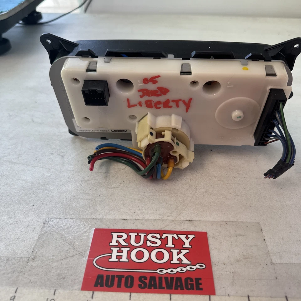 2005 JEEP LIBERTY AC HEATER TEMPERATURE CONTROL SWITCH OEM P55037533AG Foto 3 de 4