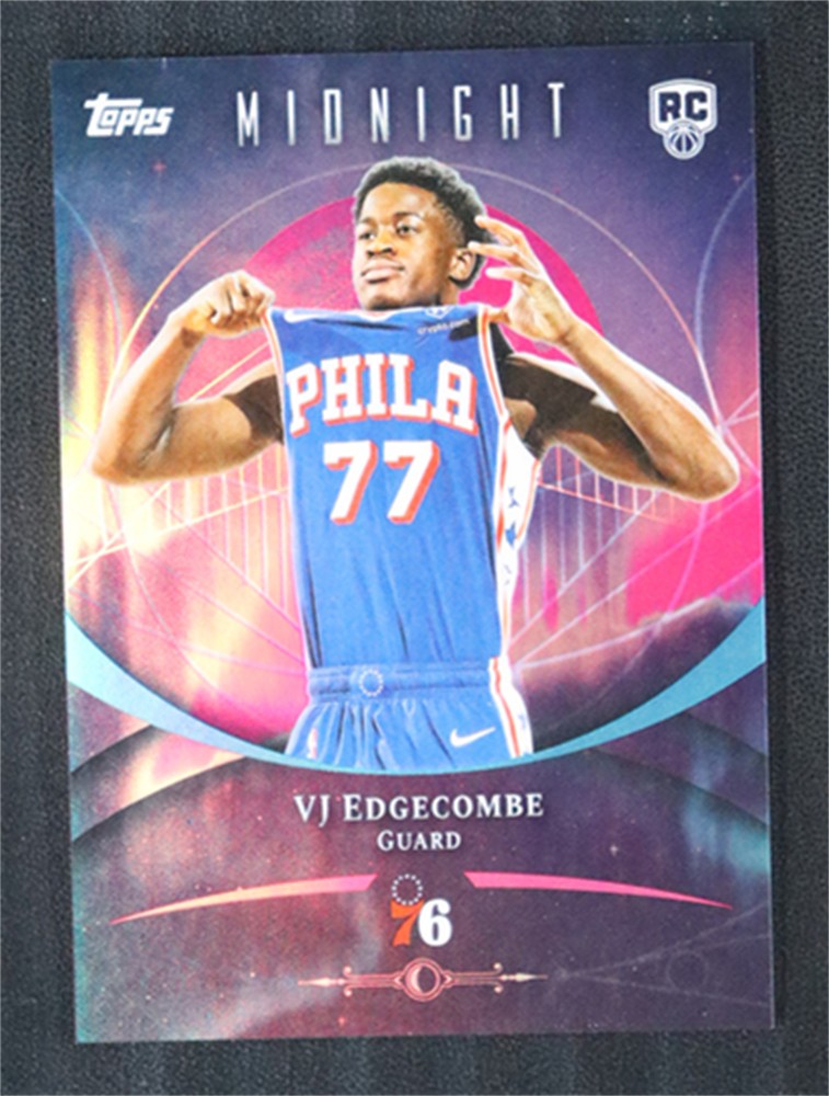 2025-26 Topps Midnight Basketball Vj Edgecombe #63 Rookie RC