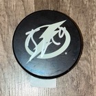 Tampa Bay Lightning Signed (Brayden Point) Hockey Puck  w/ White Lightning Logo — photo 1