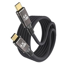 10FT USB C To USB C Cable 100W Fast Charging 10Gbps 4K 60Hz Monitor Cord