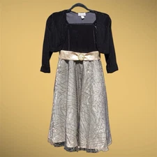 Amy’s Closet Black Gold Party Halloween Holiday New Years Occasion Dress