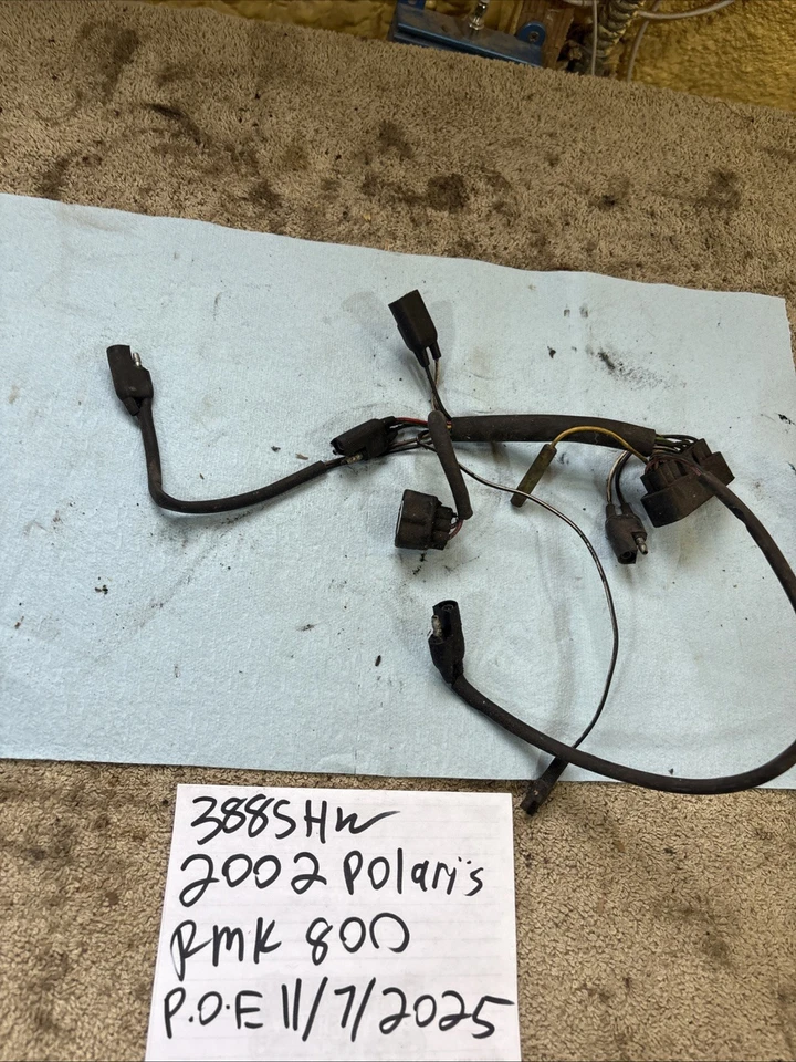 2002 Polaris RMK 800 secondary wiring harness pigtail 388 - Image 2 of 4