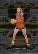 Shakira Austin 2024 Panini Select WNBA #17 Washington Mystics