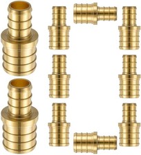 10 Pack PEX Fittings 3/4 to 1/2 Reducer Adapter 1/2 3/4 PEX-B Crimp 10 Pack