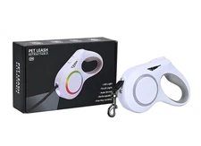 NEW 16’ Rechargeable/Retractable Leash w/LED Front Torch & RGB Decorative Lights