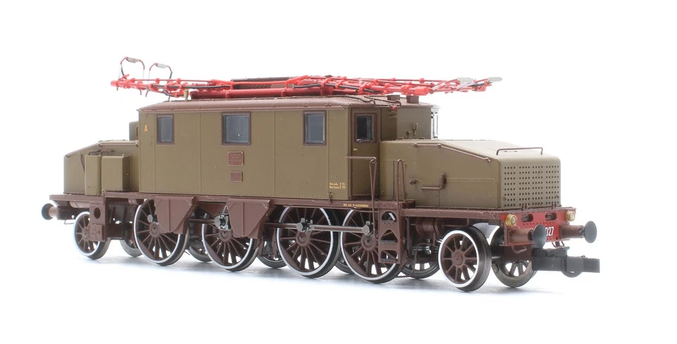 RIVAROSSI 'HO' GAUGE HR2243 FS BROWN CLASS E431 #027 ELECTRIC LOCO *DCC FITTED - Image 2 of 4