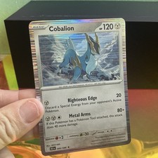 Pokemon TCG Cobalion 066 S&V Black Bolt Holo Rare Card 