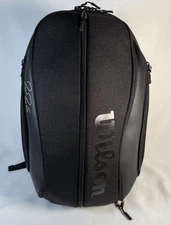 Wilson Roger Federer DNA Black Tennis BACKPACK Limited Edition