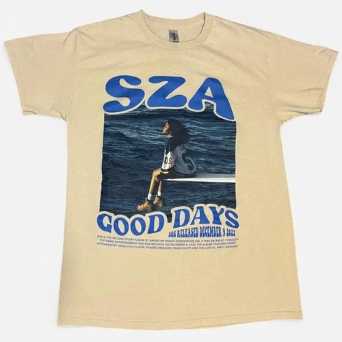 Medium Unisex fit SZA Good Days Album Merch Tee - product listing photo