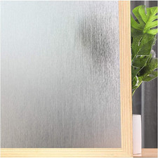 Frosted Privacy Window Film - UV Blocking Static Cling for Home  Office 35.4x15