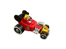 4" Disney Mickey Mouse Clubhouse Junior Roadster Racecar  Push Car
