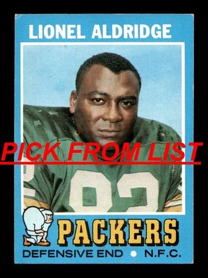 1971 Topps Football #2-262 VG-EX Pick From List ALL PICTURED cc6 qq7