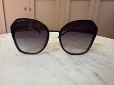 Vince Camuto VC973 OX Butterfly Sunglasses Oversized Black Gradient Lens